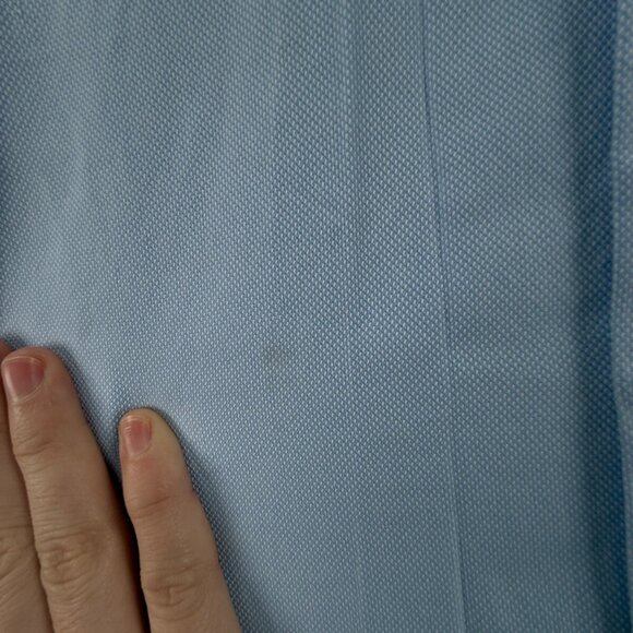 David Donahue Long Sleeve Button Up Shirt Men Cotton Trim Fit 16.5 34/35 Blue ** - Picture 15 of 16